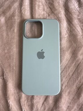 Silicone iPhone Case in Mint Green IPhone 14 Pro Max